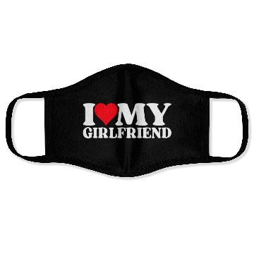 Discover I Love My Girlfriend Face Masks