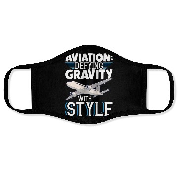 Discover Pilot Aviation Airplane Airline Future Pilots Face Masks