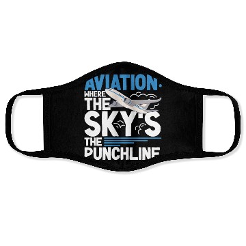 Discover Pilot Aviation Airplane Airline Future Pilots Face Masks