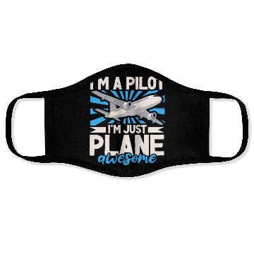 Discover Pilot Aviation Airplane Airline Future Pilots Face Masks