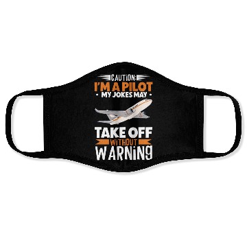 Discover Pilot Aviation Airplane Airline Future Pilots Face Masks