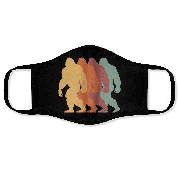Discover Bigfoot retro vintage Face Masks