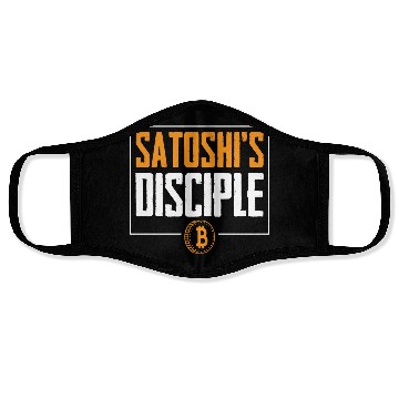 Discover Satoshi's Disciple Bitcoin Logo Face Masks
