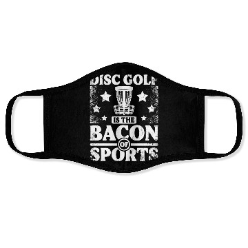 Discover Disc Golf is the bacon of sport Face Masks