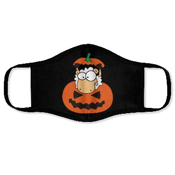 Discover Sheep in pumpkin | Halloween, trick or treat Face Masks