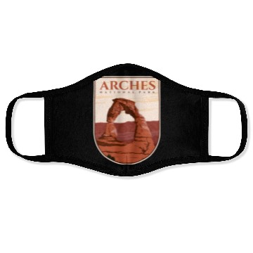 Discover Arches National Park Stickers Face Masks