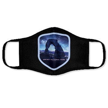 Discover Arches National Park Stickers Face Masks
