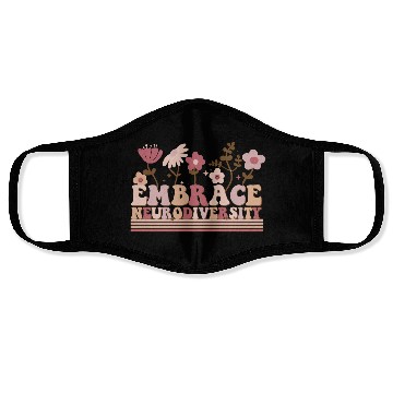 Discover Embrace Neurodiversity Face Masks