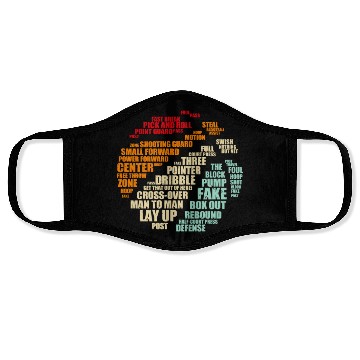 Discover BASKETBALL LOVE Face Masks