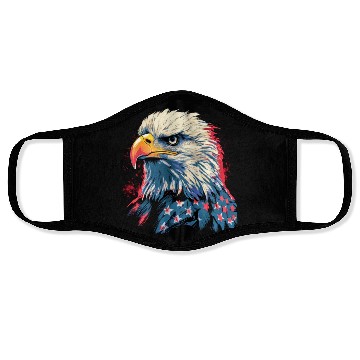 Discover Patriotic American Eagle 1980s Face Masks