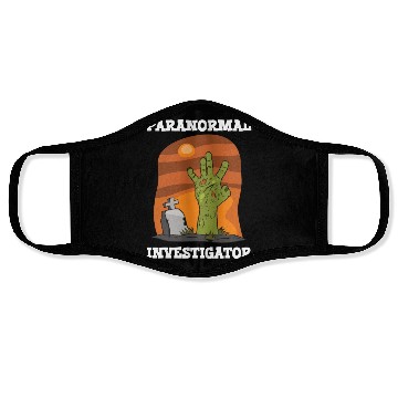 Discover Ghost Hunting Paranormal Investigator Face Masks