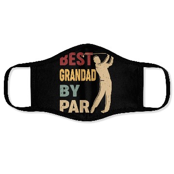 Discover Best Grandad By Par Funny Golf Vintage Face Masks