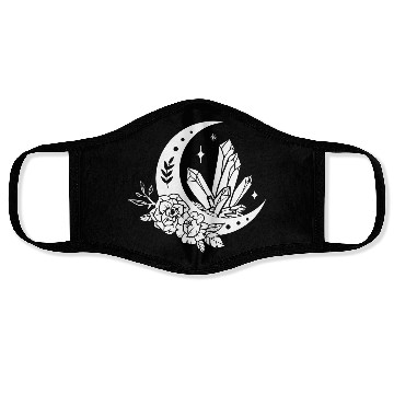 Discover "Crystal Moon Flowers" Face Masks