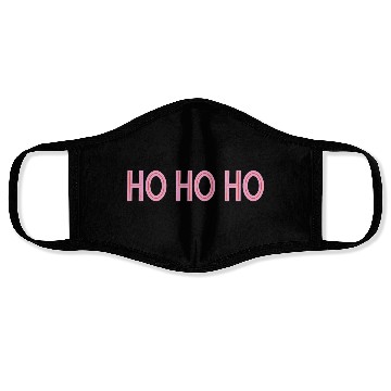Discover Ho Ho Ho Pink Christmas Face Masks