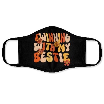 Discover Twinning With My Bestie Spirit Week Twin Day Face Masks