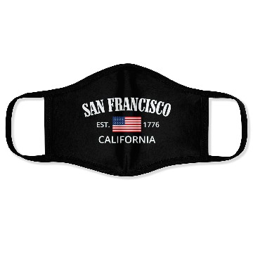 Discover San Francisco Face Masks