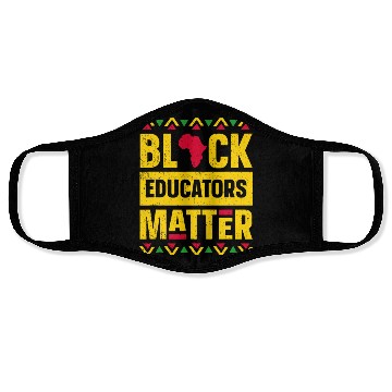 Discover Black Educators Matter - Teacher Black History Face Masks