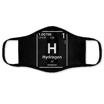 Discover Hydrogen Element (white) Face Masks