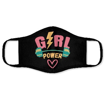 Discover Girl power, gym design. Face Masks