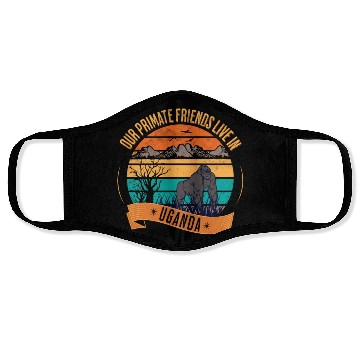 Discover Uganda Gorilla Our Primate Friends Face Masks