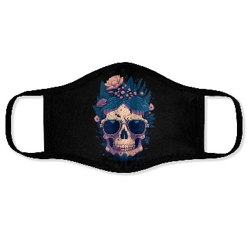 Discover Floral Skull | C03 Face Masks