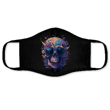 Discover Floral Skull | C08 Face Masks