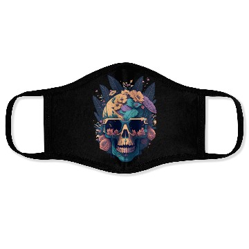 Discover Floral Skull | C18 Face Masks