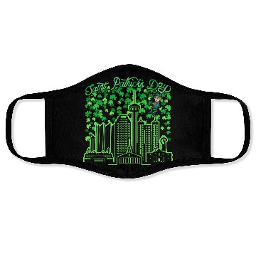 Discover Saint Patrick's Day San Antonio Texas Face Masks