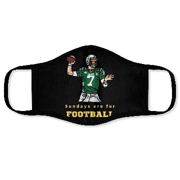 Discover Sundays Are For Football - Sunday Football Face Masks