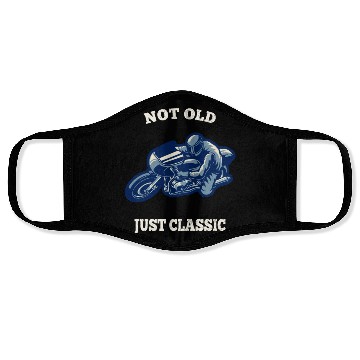 Discover I'M NOT OLD, JUST A CLASSIC – CLASSIC MOTORCYCLE Face Masks