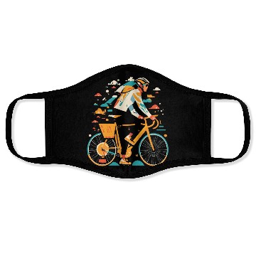 Discover All Seasons Cyclist Gift Face Masks
