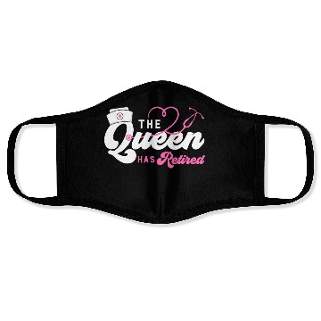 Discover The Queen Retired nurse Face Masks