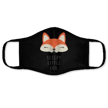 Discover SLEEPY LITTLE FOX Face Masks