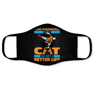 Discover Parkour Free Running Cat Face Masks
