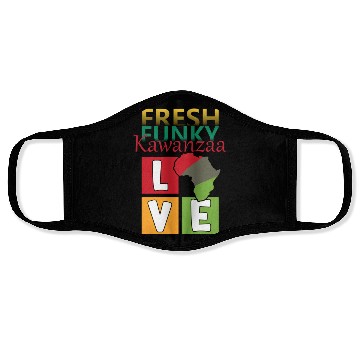 Discover Kwanzaa Celebration with a Fresh Funky Twist Face Masks