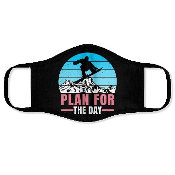 Discover Snowboarding Plan For to Day Freestyle Snowboard Face Masks