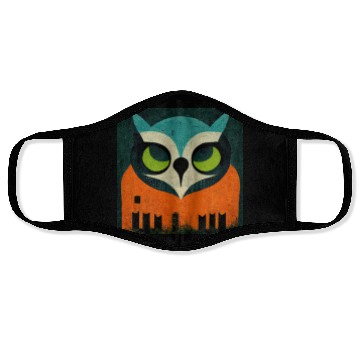 Discover Mod Owl: Teal-Headed Owl Face Masks