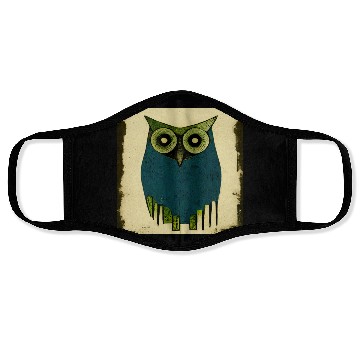 Discover Mod Owl: Woodcut Owl Face Masks