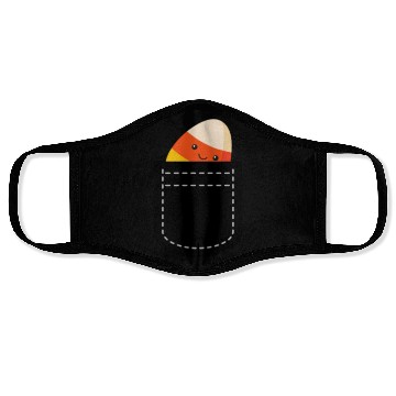 Discover Cool Candy Corn For Men Women Pocket Candy Corn Face Masks