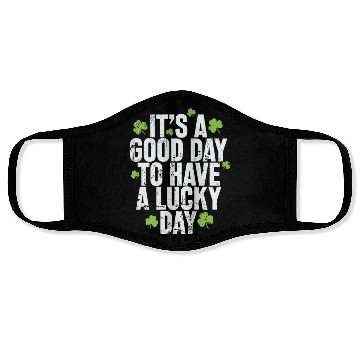 Discover It's a good Day to have a Lucky Day Face Masks