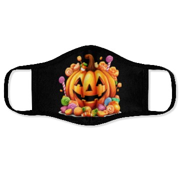 Discover Fun Halloween Sweet Pumpkin Sugar Magic Face Masks