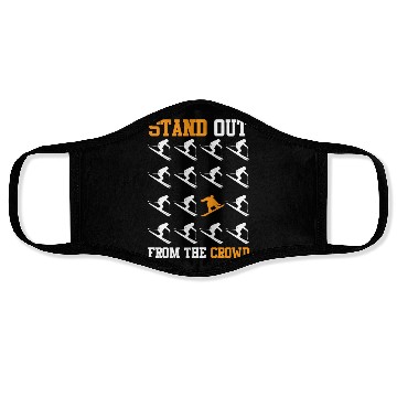 Discover Snowboarder Freestyle Stand Out Snow Slope Face Masks