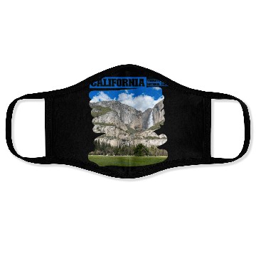 Discover California Yosemite National Park Face Masks