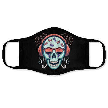 Discover Skull Candy Halloween For Music Face Masks