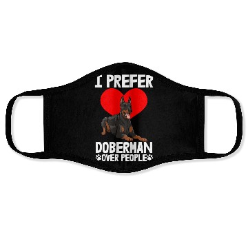 Discover I Prefer Doberman Face Masks