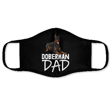 Discover Doberman Dad Face Masks