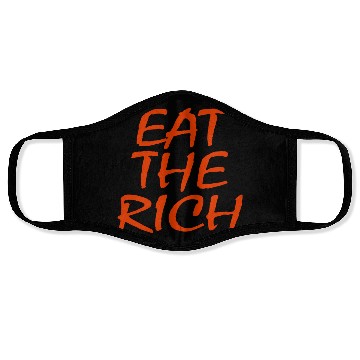 Discover UAW Eat The Rich Face Masks
