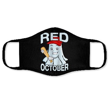 Discover Vintage Philly Red October Philadelphia Ghost Face Masks