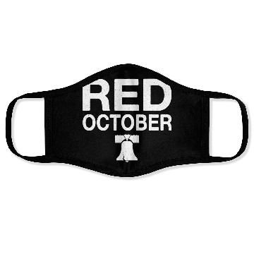 Discover Philly Red October Philadelphia Face Masks