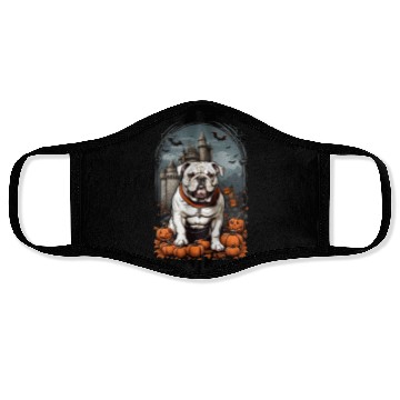 Discover Bulldog Bewitchment: Pumpkin Paws and Bat Barks fo Face Masks